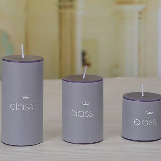 Bougies Décoratives Parfumées Lavande 