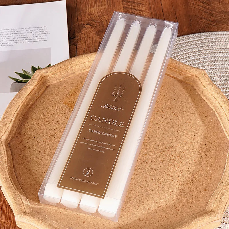 Bougies Mariage Blanches Classiques Chic