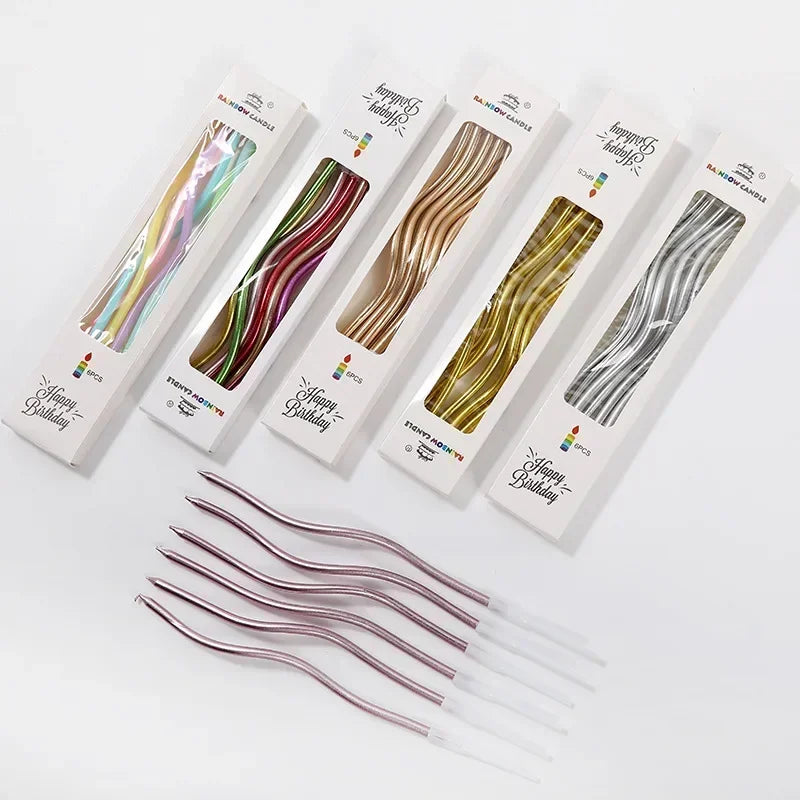 Bougies d’Anniversaire Spirales Résistantes