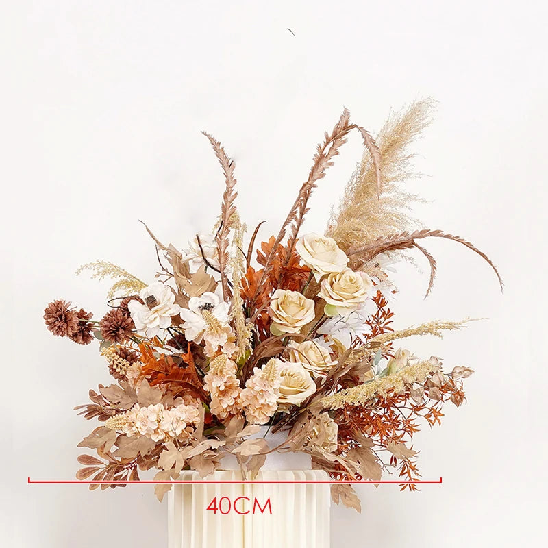 Bouquet de Fleurs Séchées Pour Centre de Table 40 cm