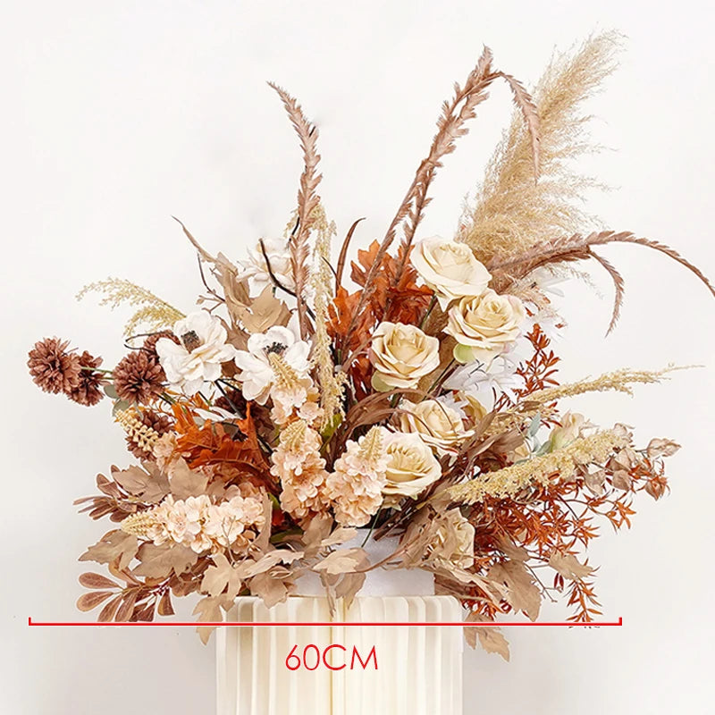 Bouquet de Fleurs Séchées Pour Centre de Table 60 cm
