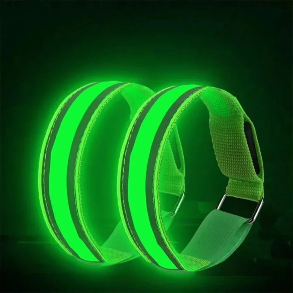 Bracelet Festif Vert Réfléchissant Unique