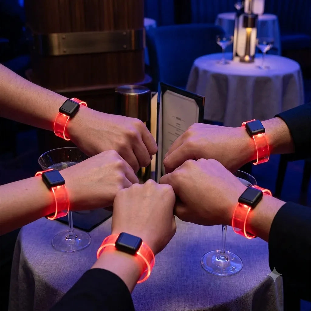 Bracelet LED Rouge