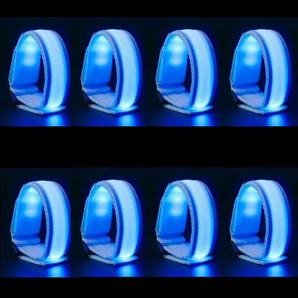 Bracelet Lumineux Bleus Eléctroniques Design