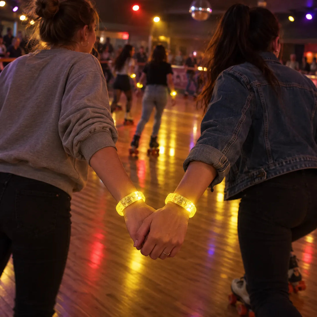 Bracelet Lumineux Jaune Brillant