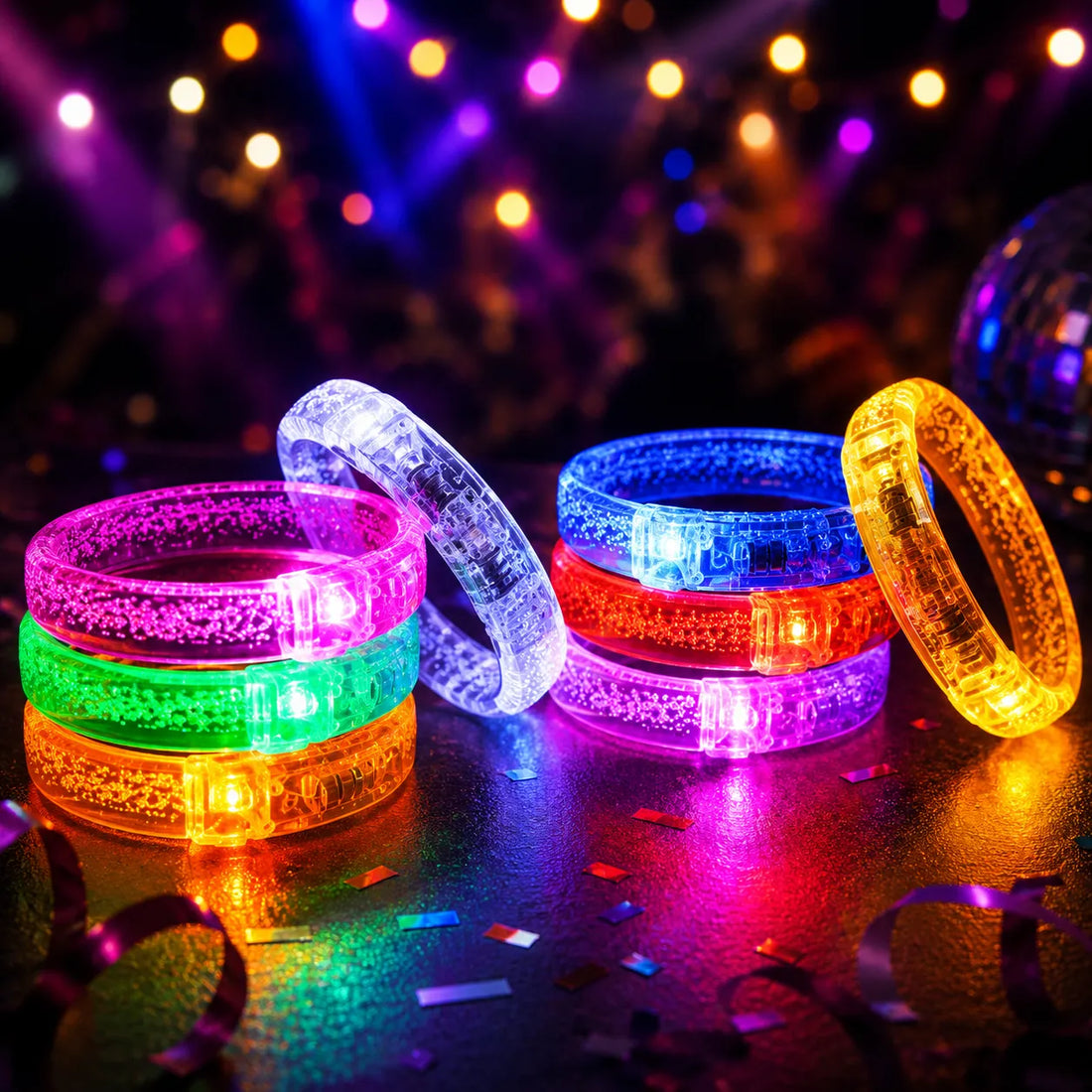 Bracelet Lumineux Multicolore Festif