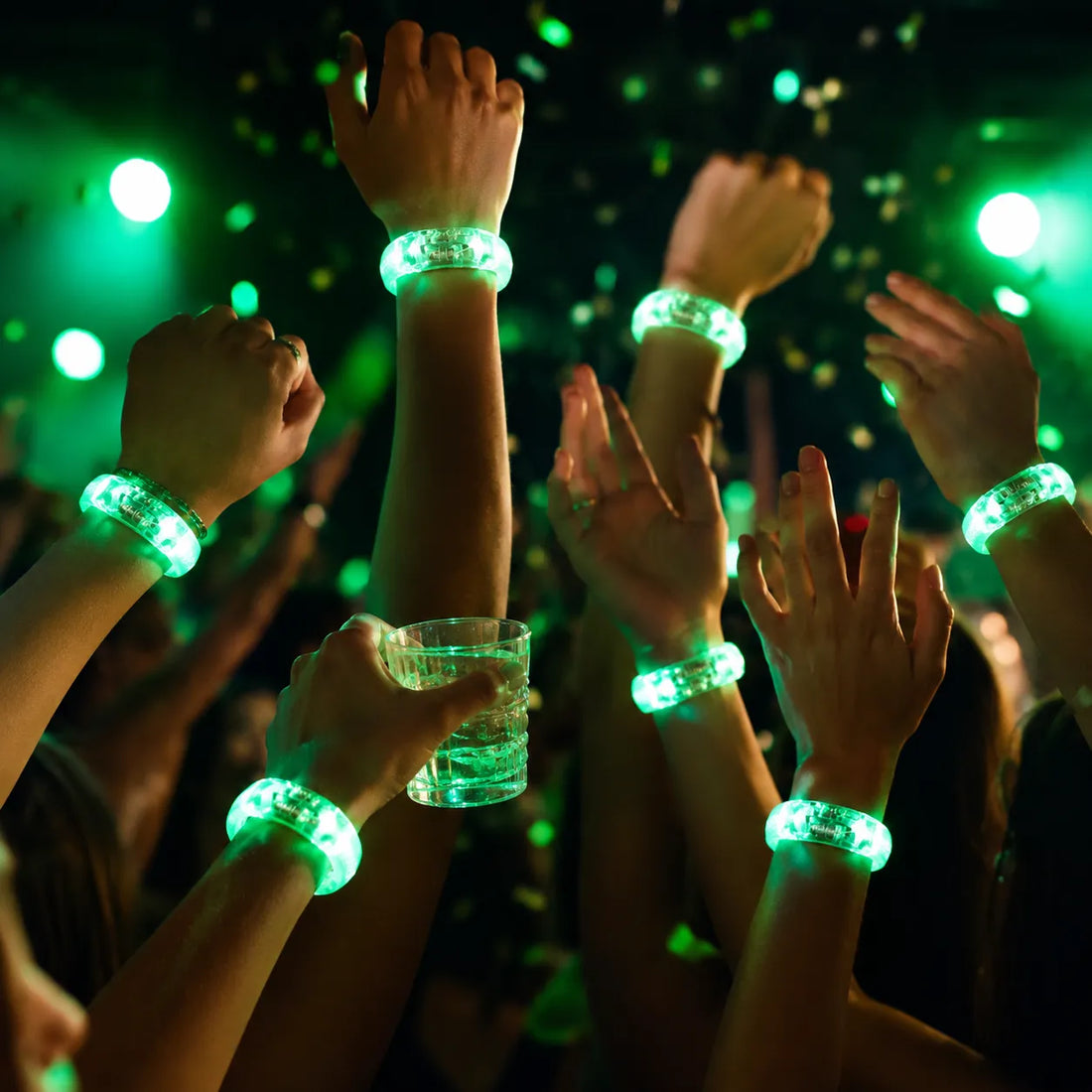Bracelet Lumineux Vert 