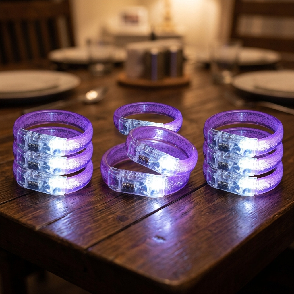 Bracelet Lumineux Violet Cool