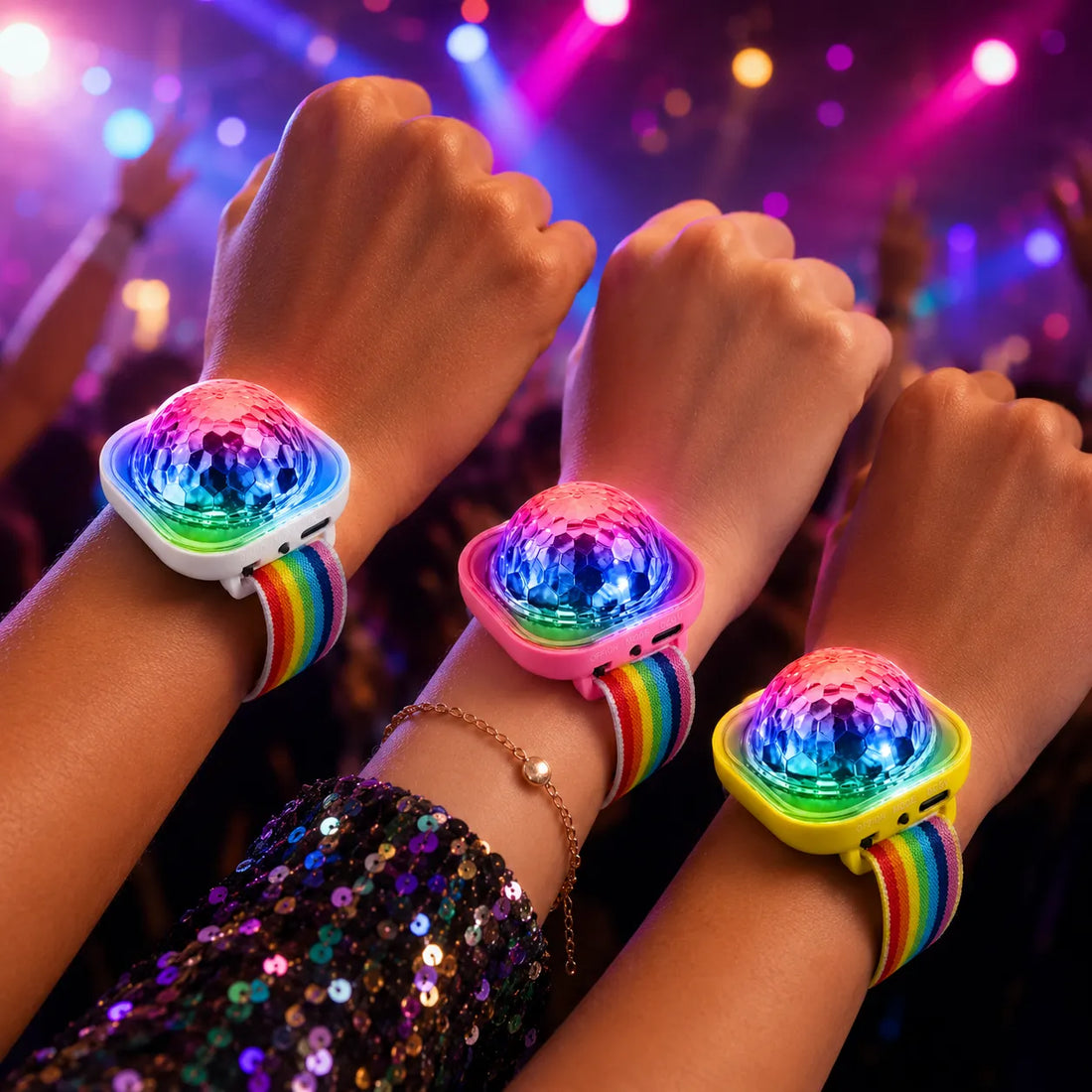 Bracelet Original Lumineux Disco 
