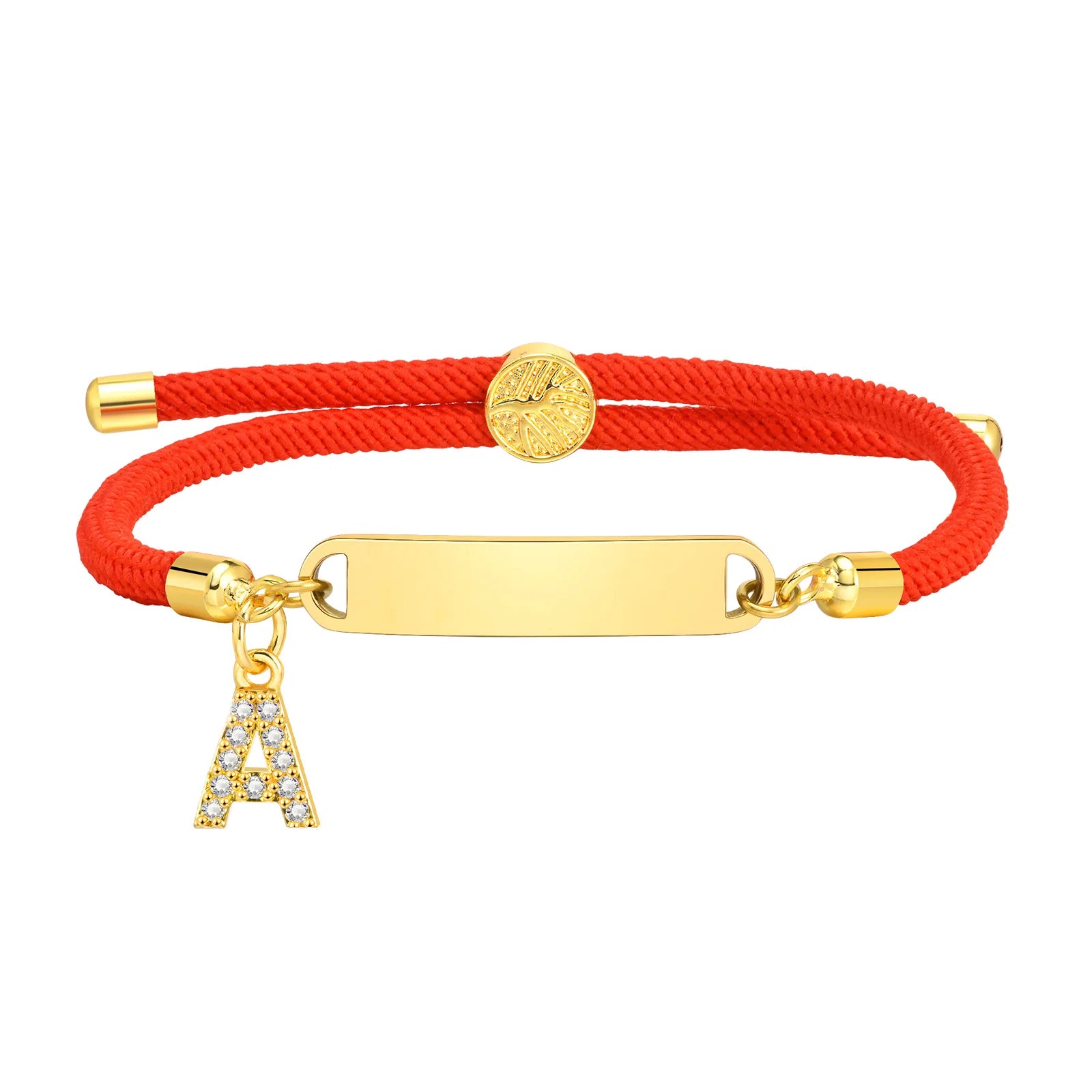 Bracelet Porte-Bonheur Personnalisable à Initiale A