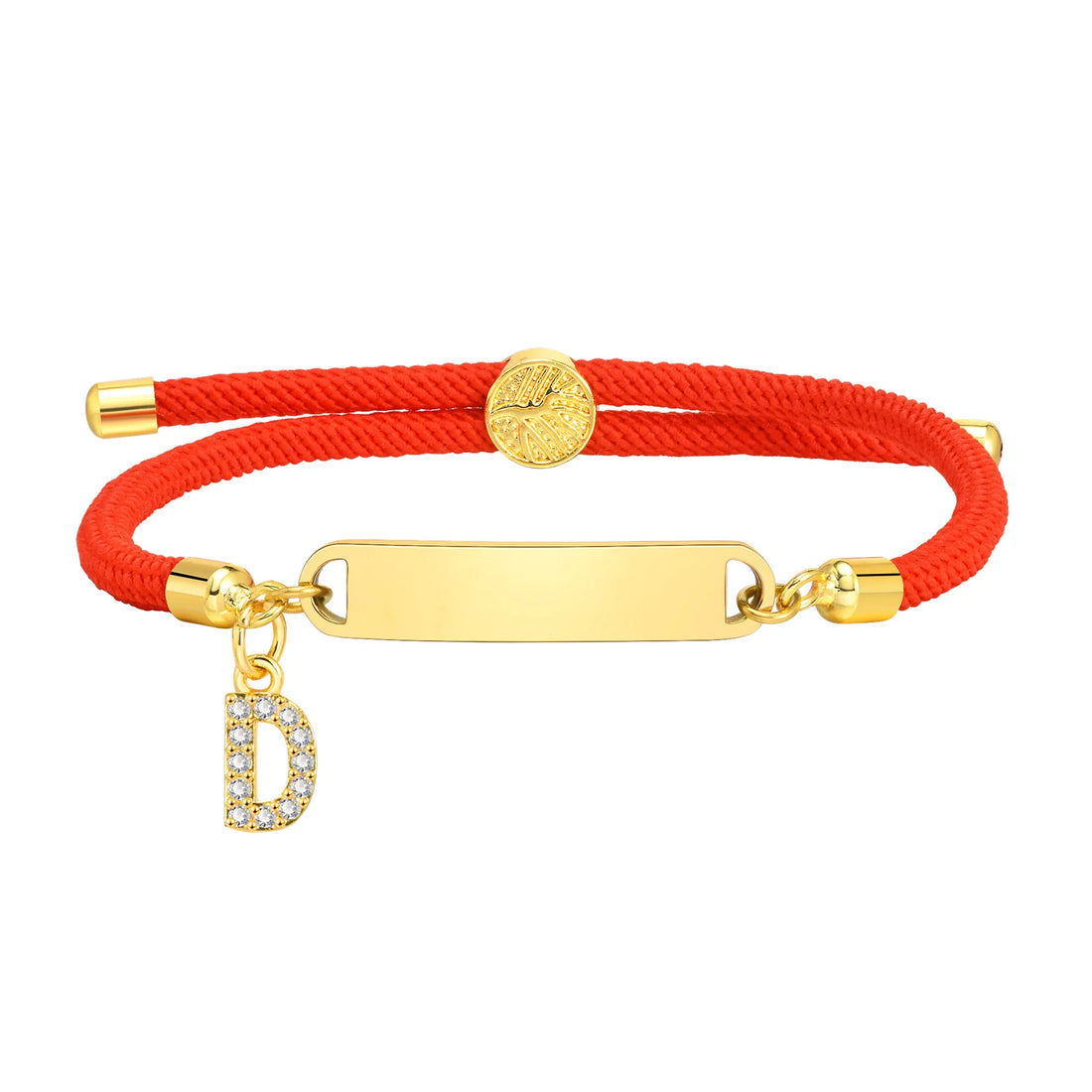 Bracelet Porte-Bonheur Personnalisable à  Initiale D