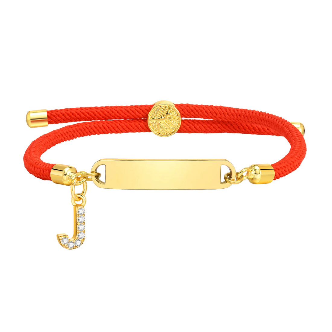 Bracelet Porte-Bonheur Personnalisable à  Initiale J