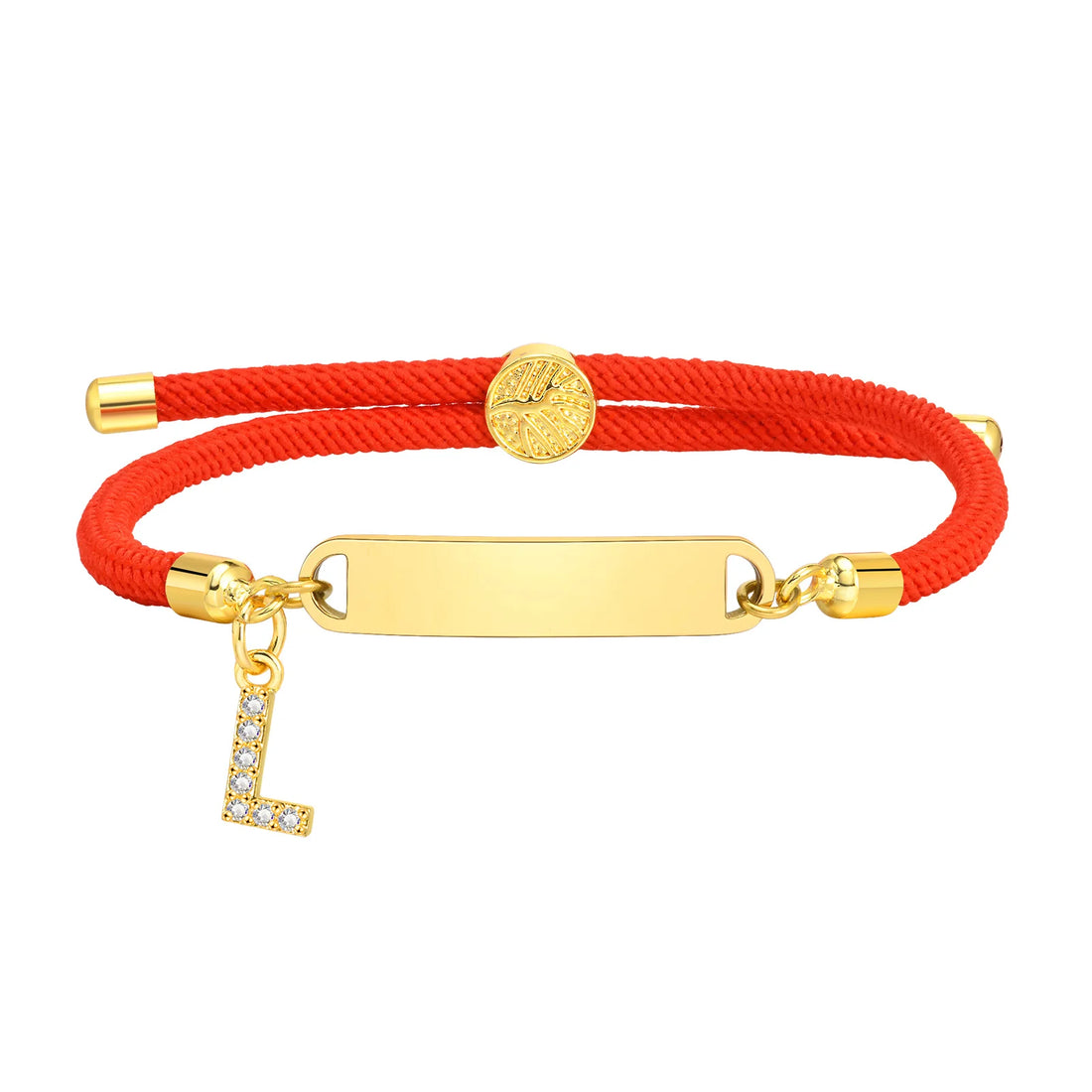 Bracelet Porte-Bonheur Personnalisable à  Initiale L