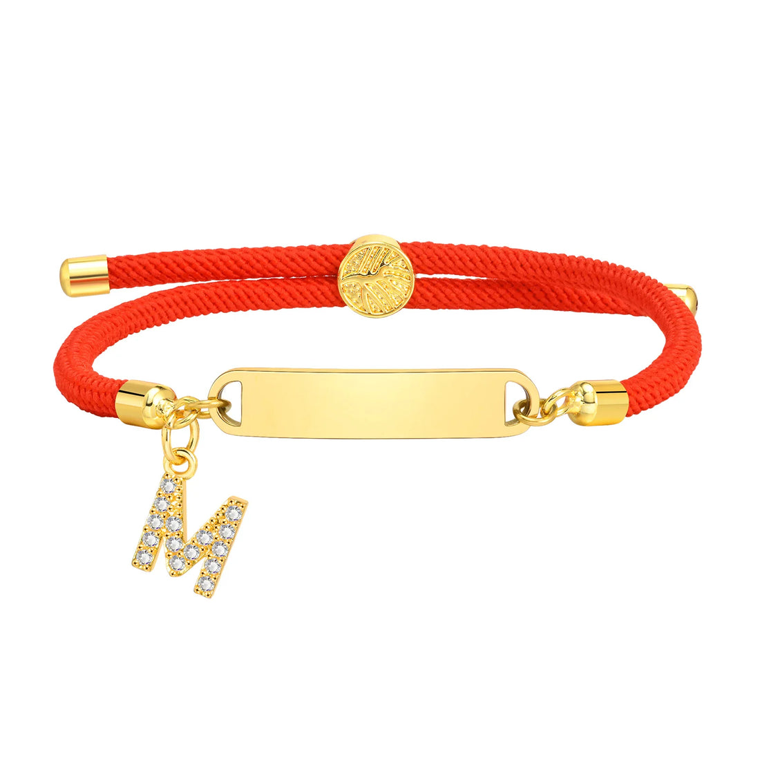 Bracelet Porte-Bonheur Personnalisable à  Initiale M