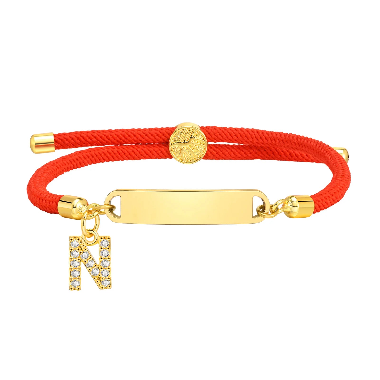 Bracelet Porte-Bonheur Personnalisable à  Initiale N