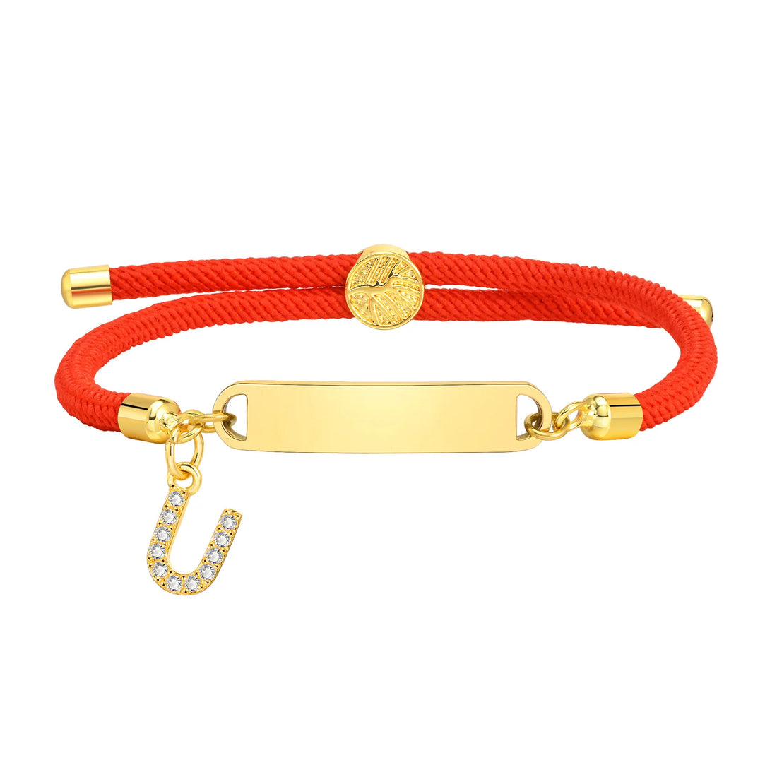 Bracelet Porte-Bonheur Personnalisable à  Initiale U