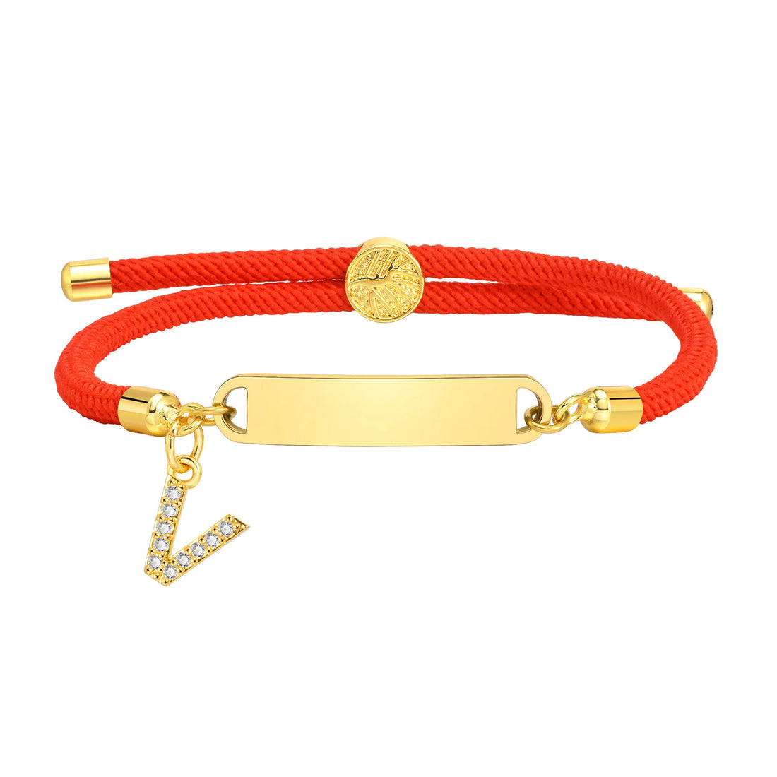 Bracelet Porte-Bonheur Personnalisable à  Initiale V