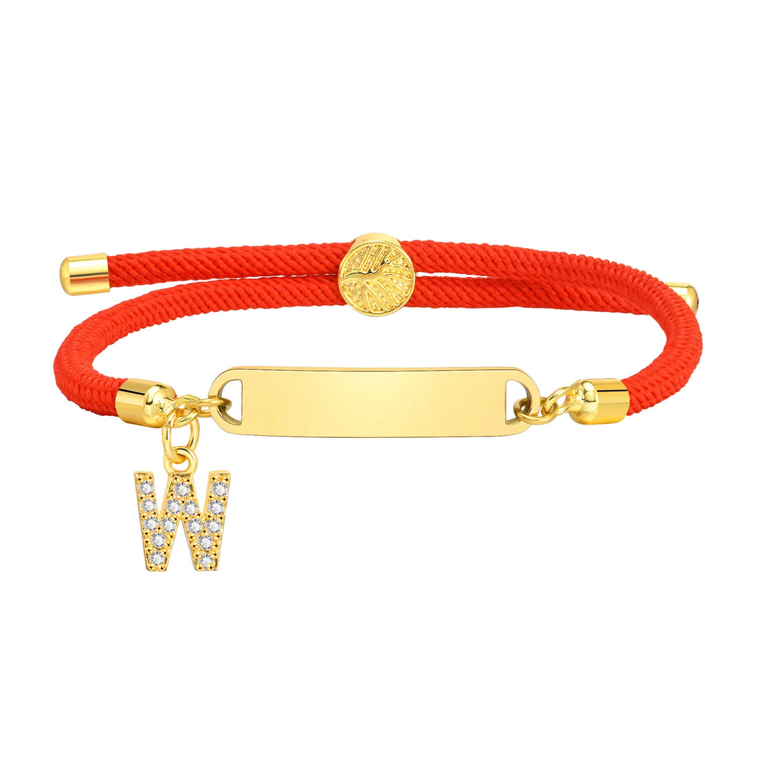 Bracelet Porte-Bonheur Personnalisable à  Initiale W