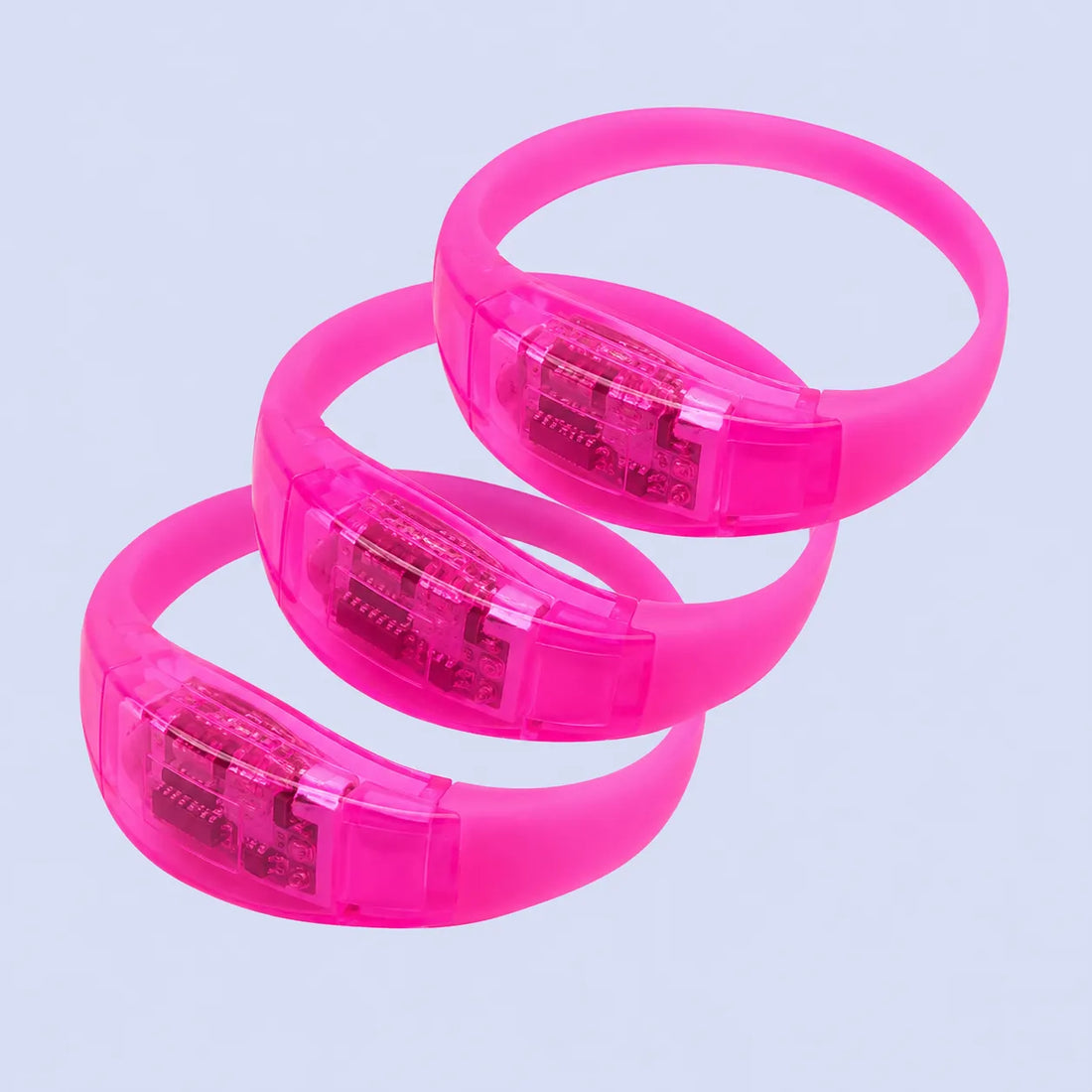 Bracelet Rose Clignotant à LED Festif Elégant