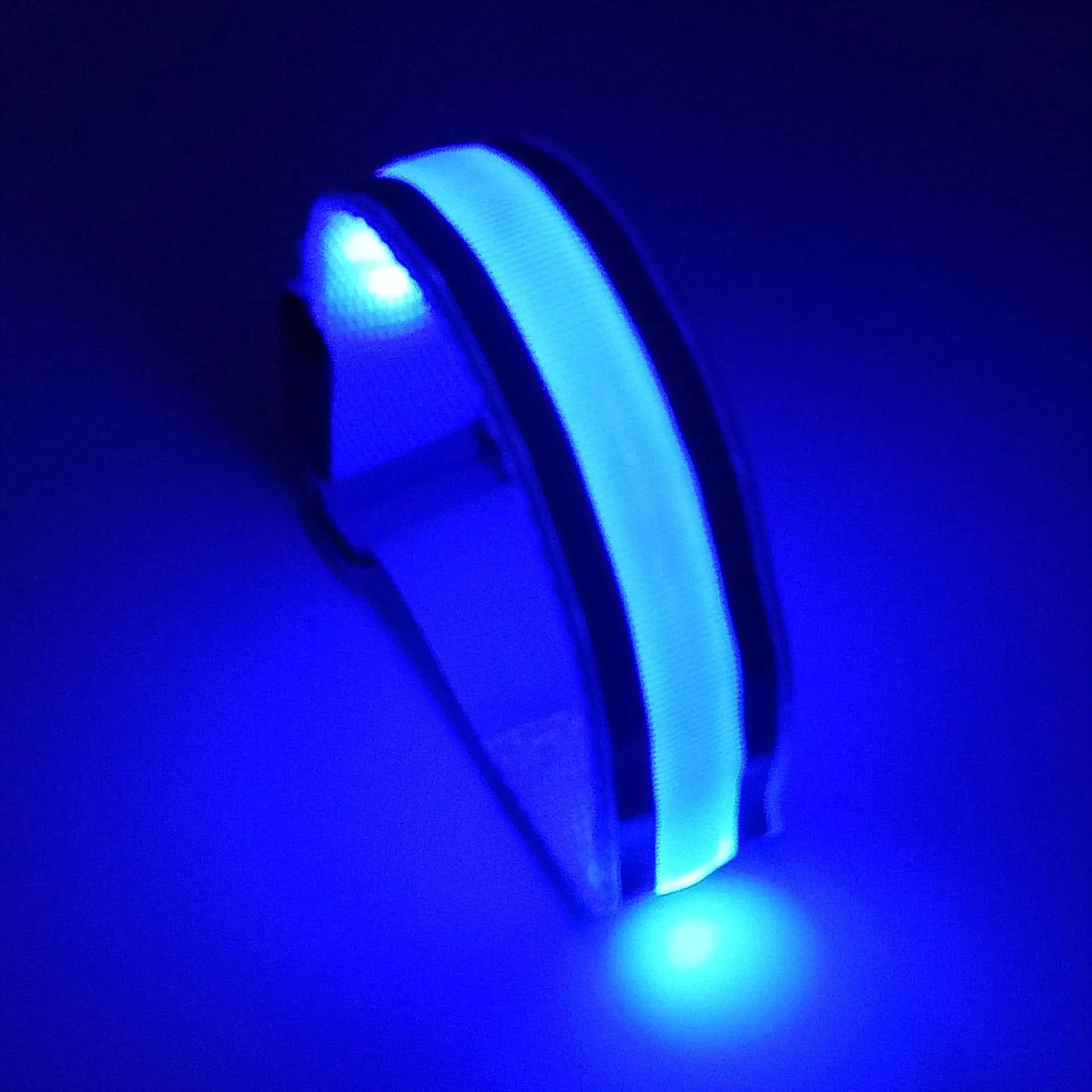 Bracelet de Fête Bleu Réfléchissant Unique
