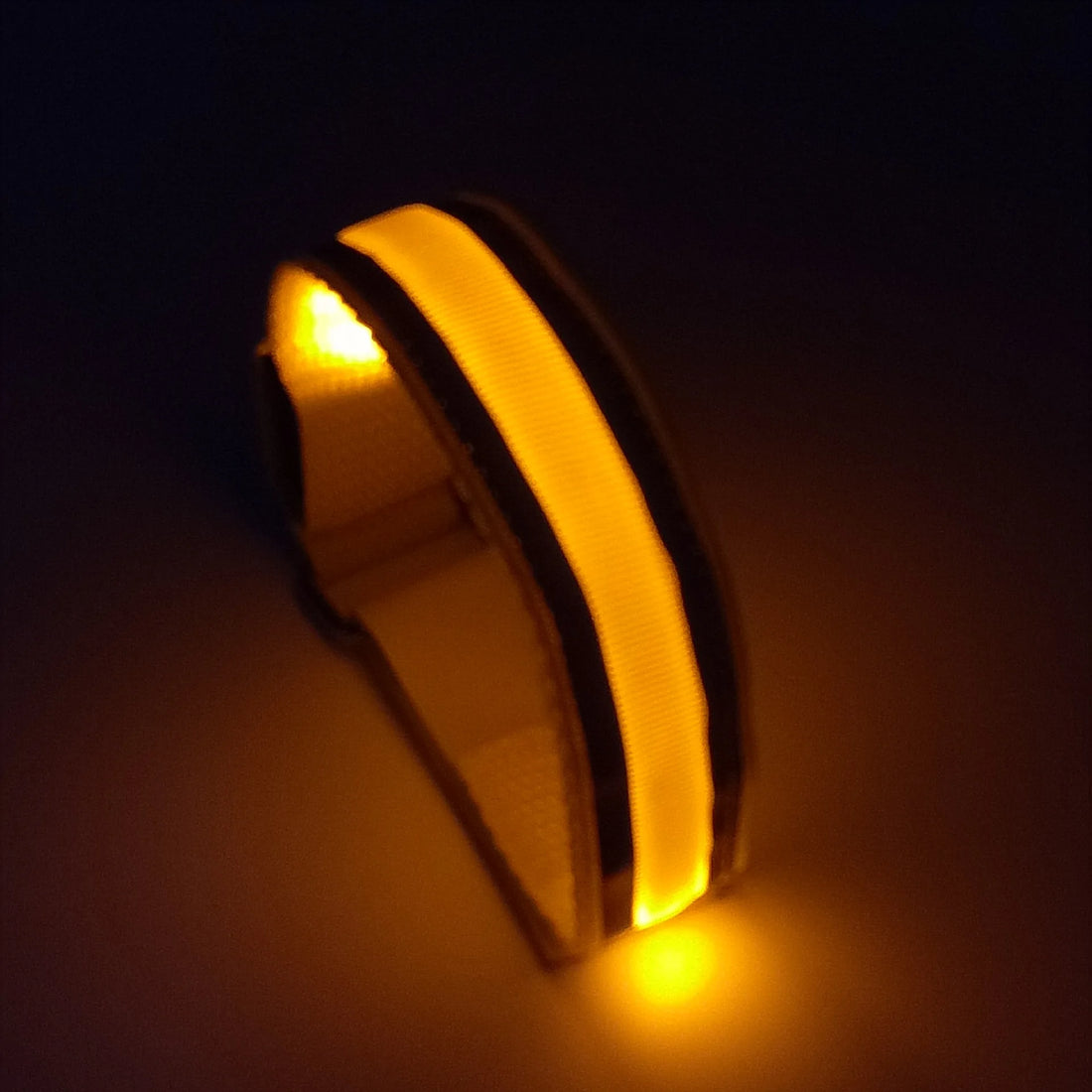 Bracelet de Fête Réfléchissant Jaune Design