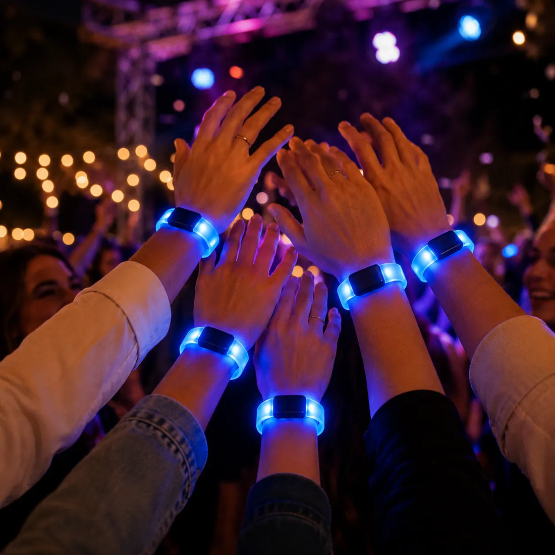 Bracelets LED Bleu