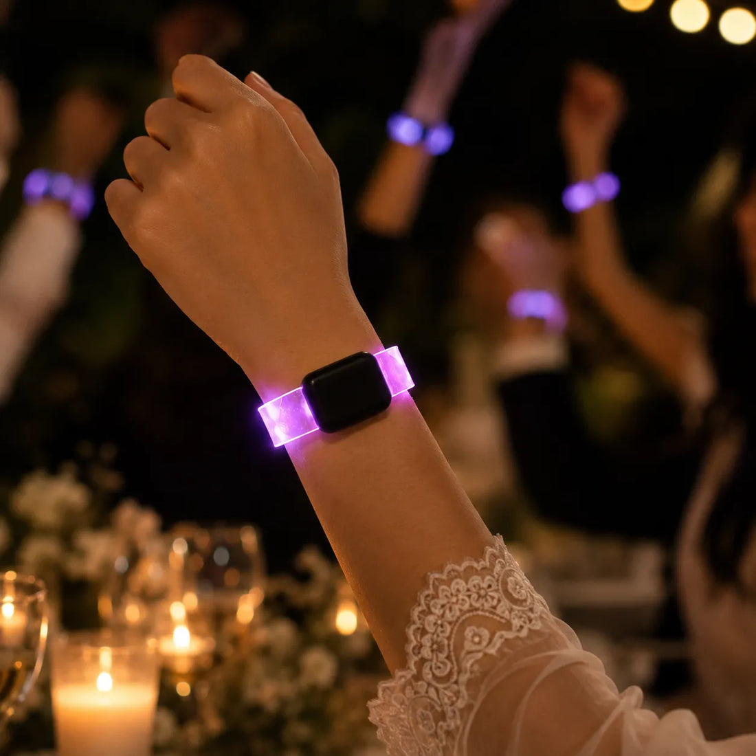 Bracelets LED Rose 