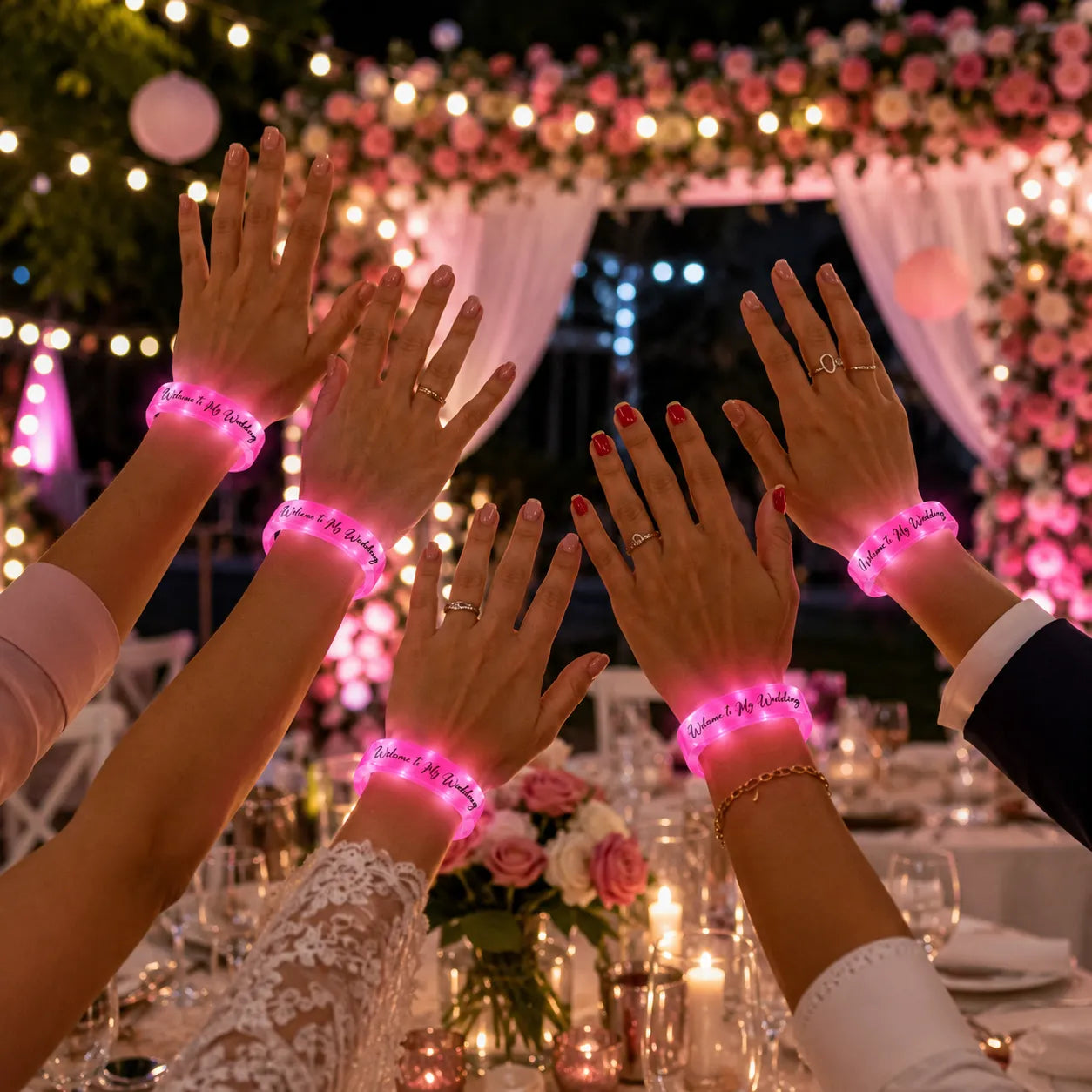 Bracelets Lumineux Welcome To My Wedding