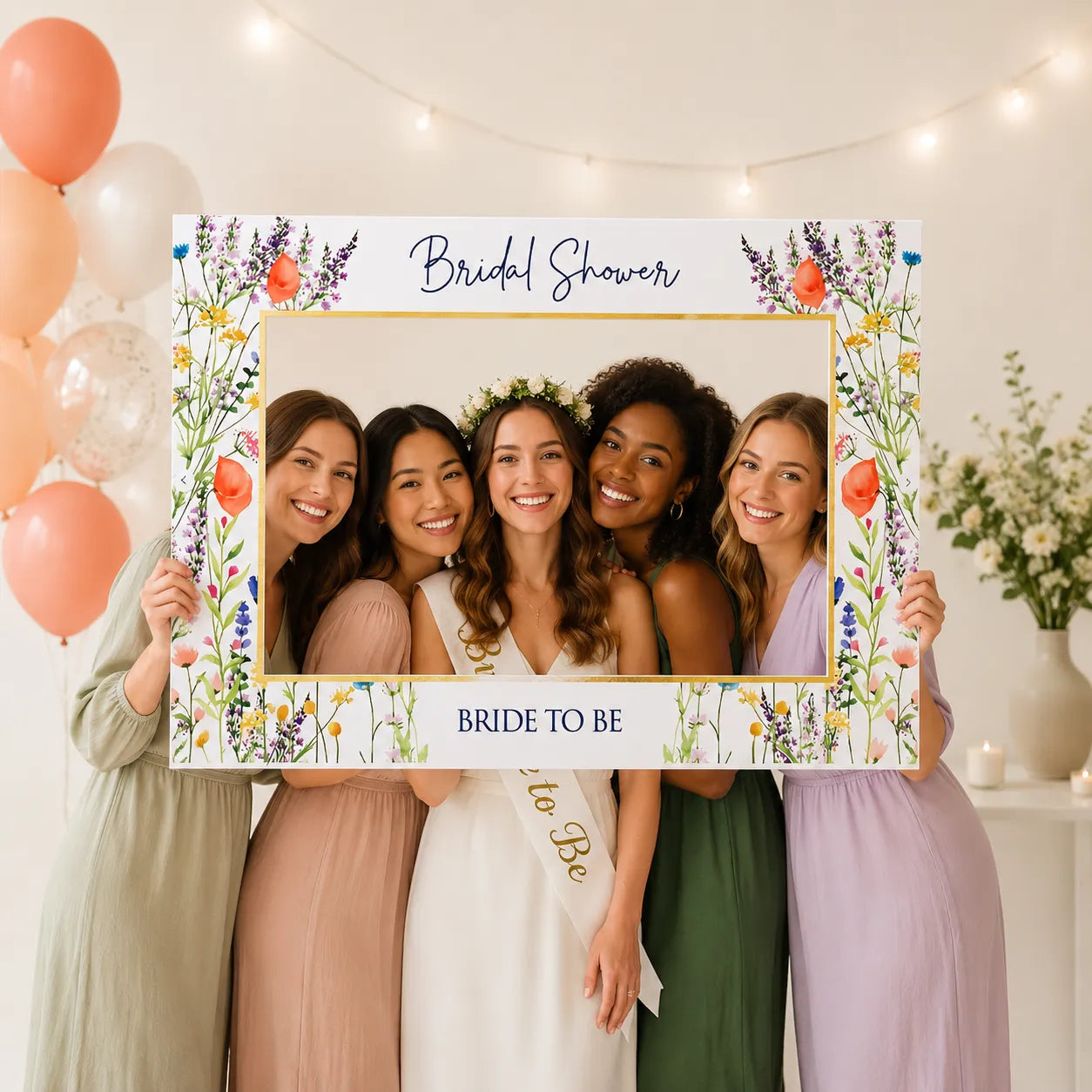Cadre Photobooth ‘’Bride To Be‘’ Floral