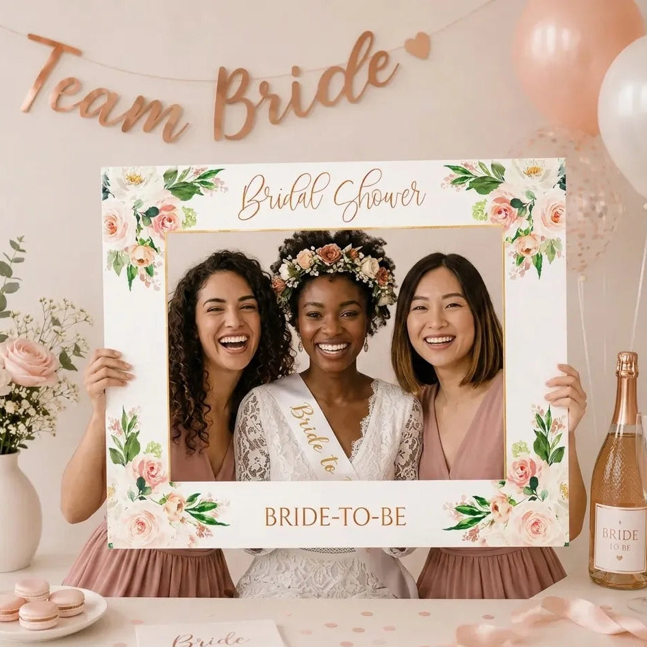 Cadre Photobooth EVJF Romantique