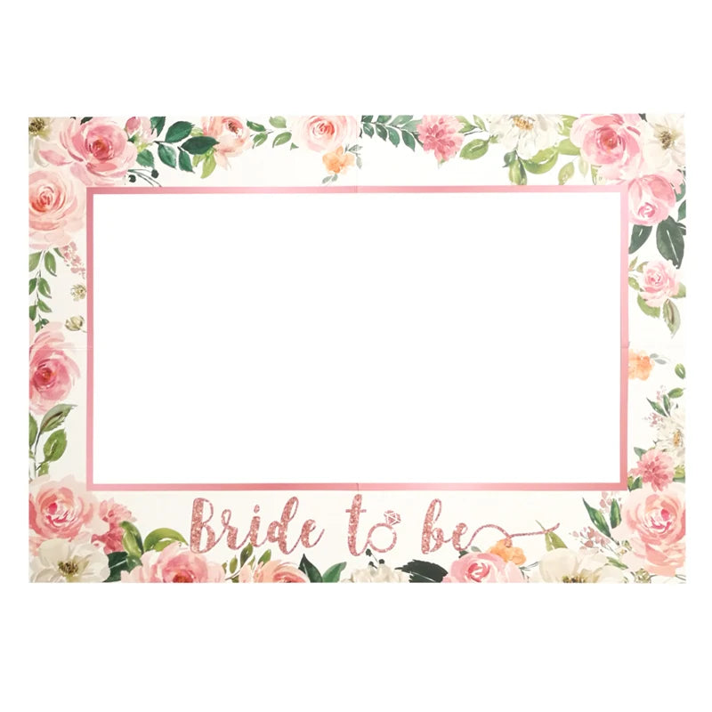 Cadre Photobooth Fleuri Bride To Be Festive
