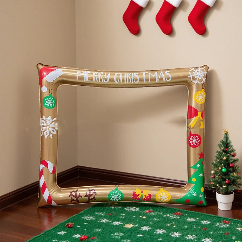 Cadre Photobooth Gonflable Noël Chaleureux