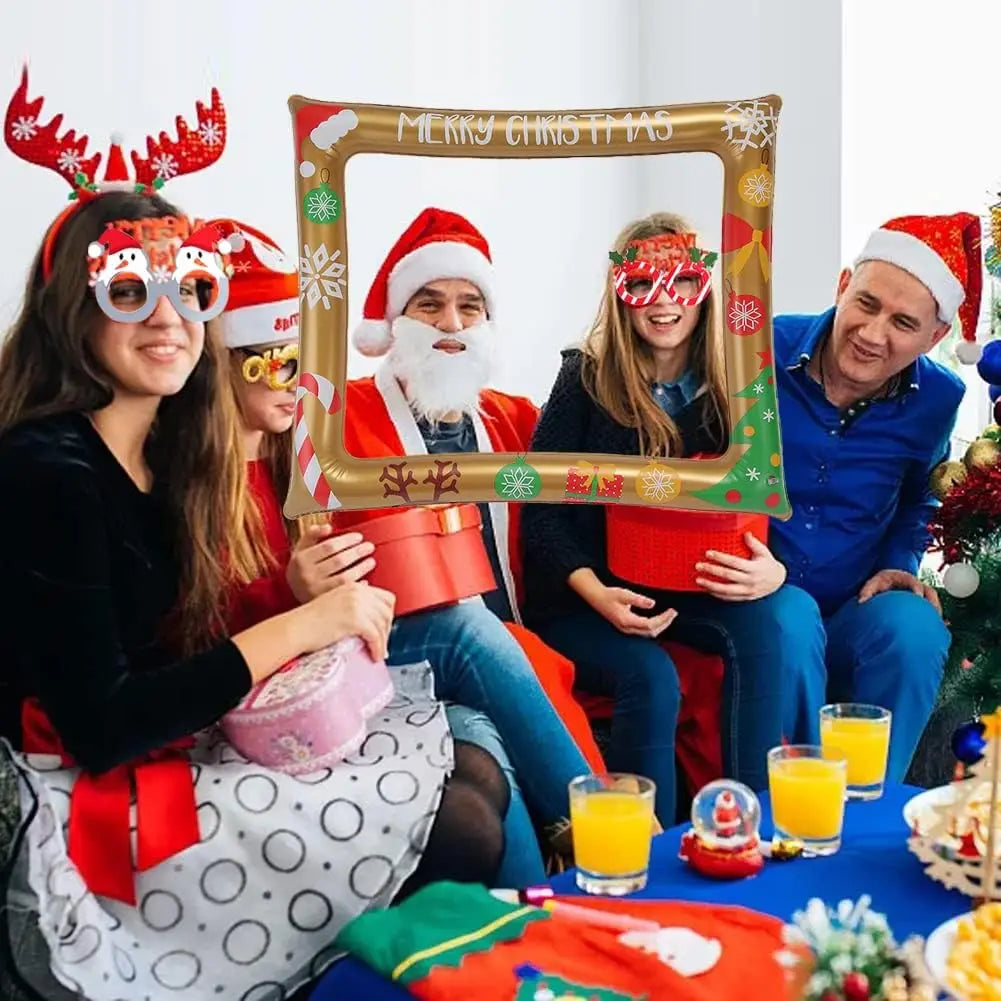 Cadre Photobooth Gonflable Noël Festive