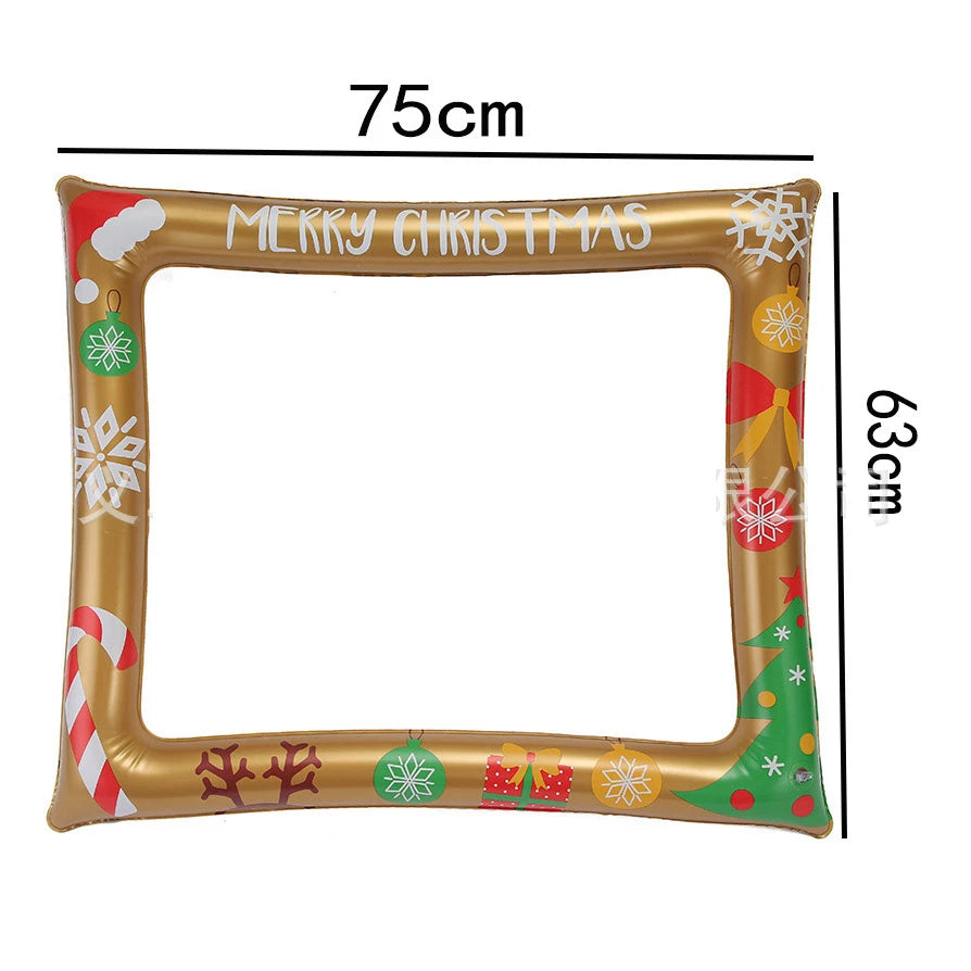 Cadre Photobooth Gonflable Noël Minimaliste