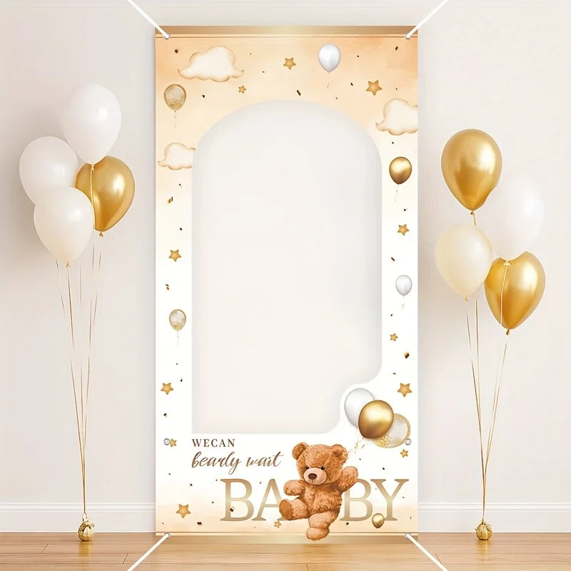 Cadre Photobooth Ours Brun Douce