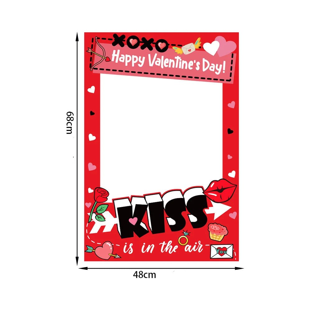 Cadre Photobooth Saint-Valentin Romantique