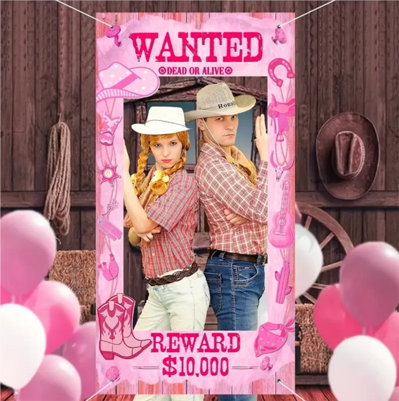 Cadre Photobooth Wanted Moderne