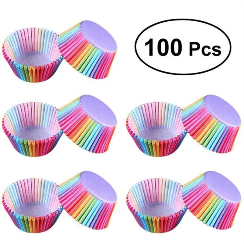 Caissette à Cupcake Arc-en-ciel Festive