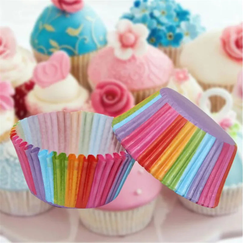 Caissette à Cupcake Arc-en-ciel Unique