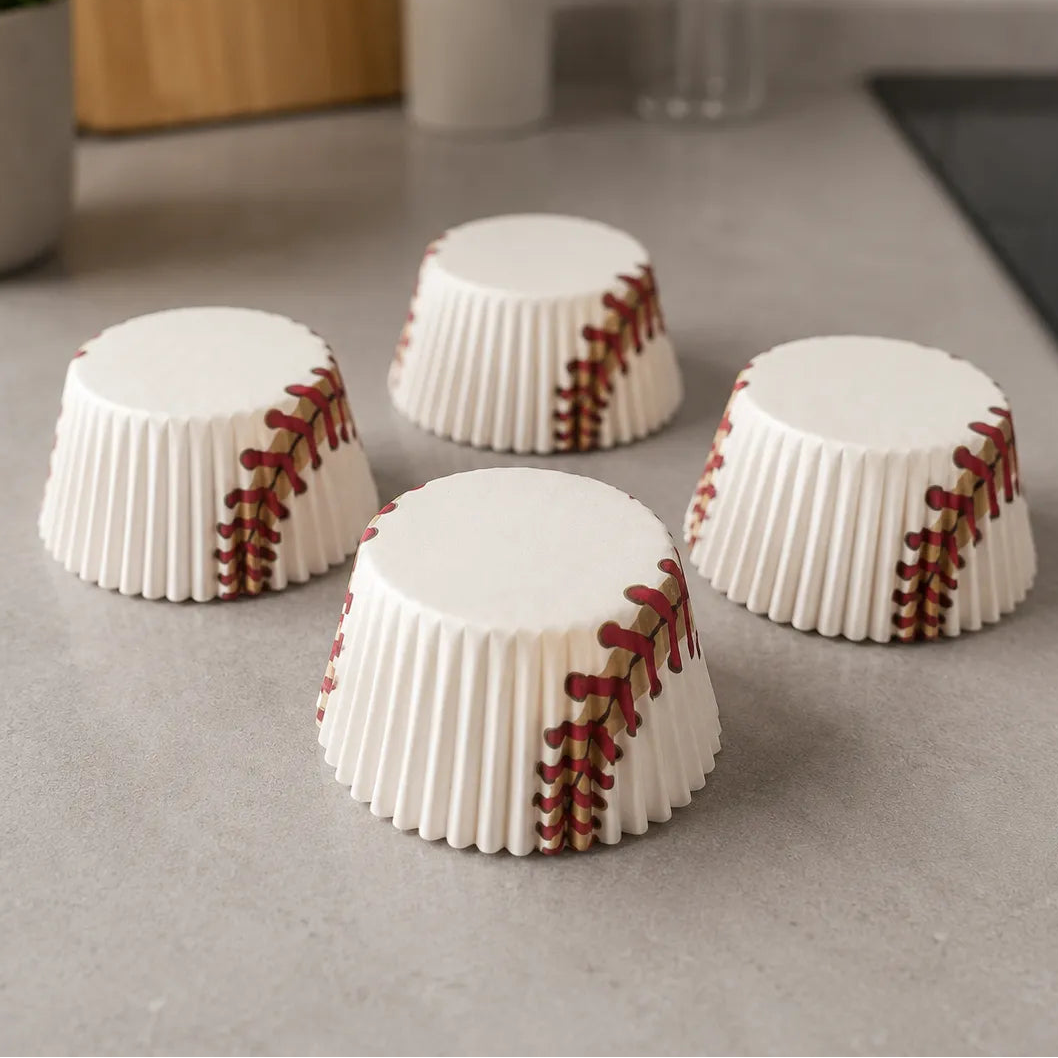 Caissette à Cupcake Balle de Baseball Original