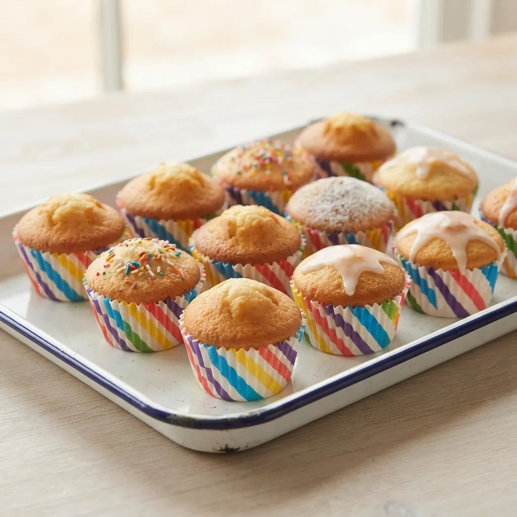 Caissette à Cupcake Colorée En Papier Résistant
