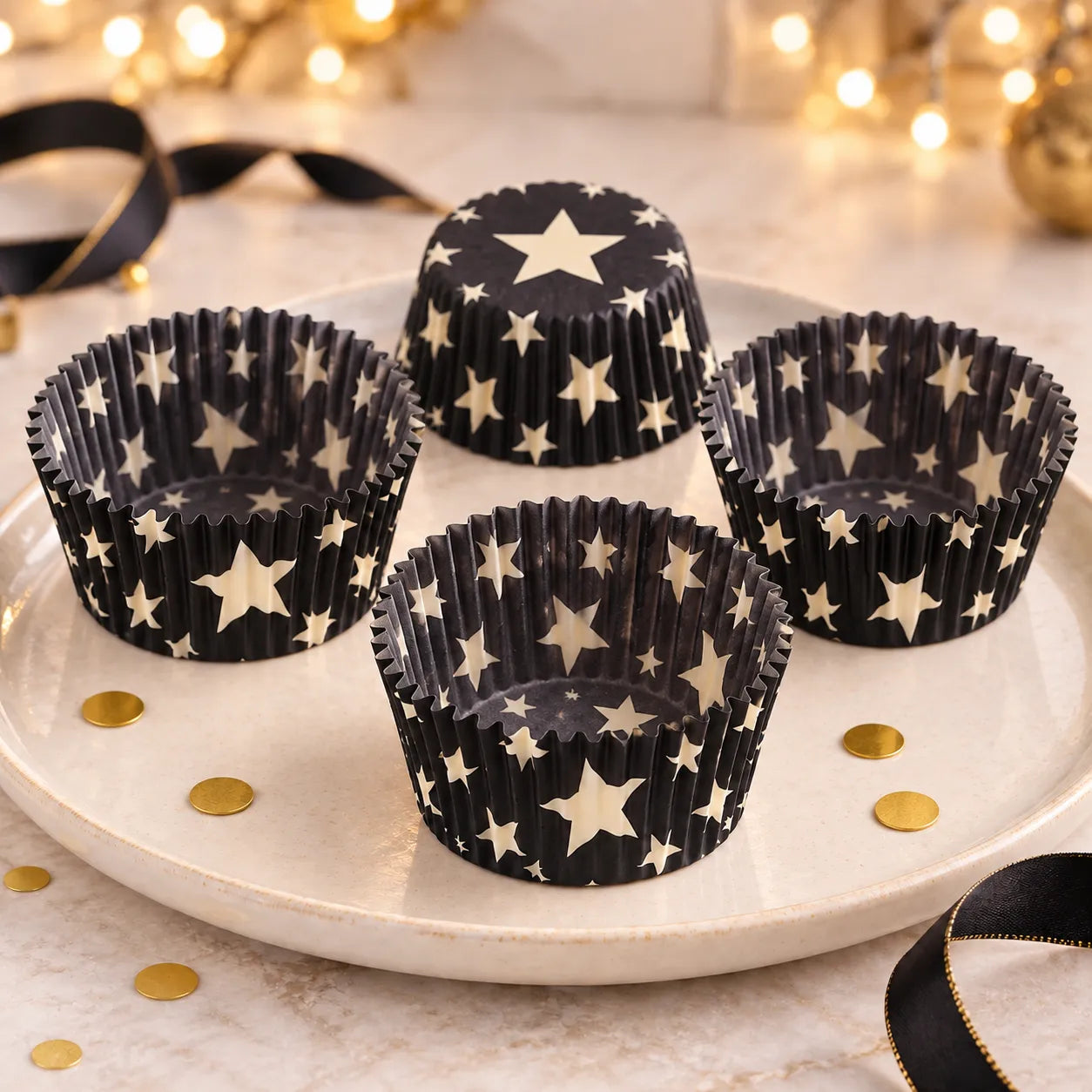 Caissette à Cupcake à Etoiles féerique