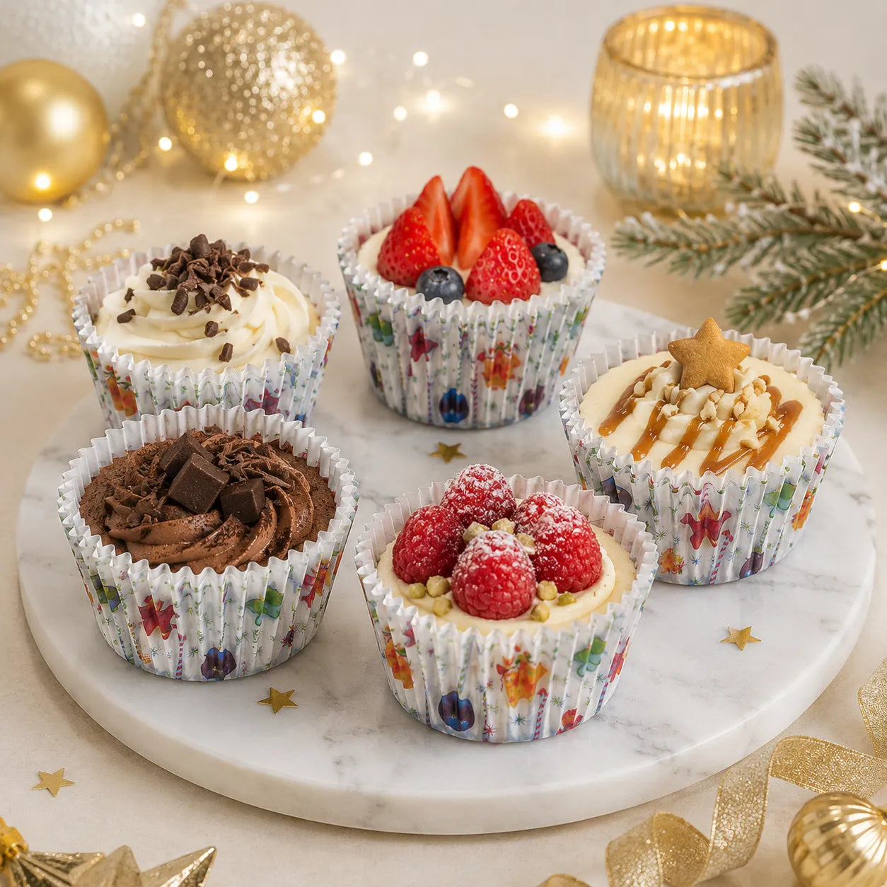 Caissette Cupcake Festive Unique