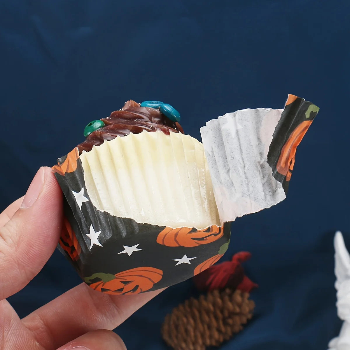 Caissette à Cupcake Halloween Soigné