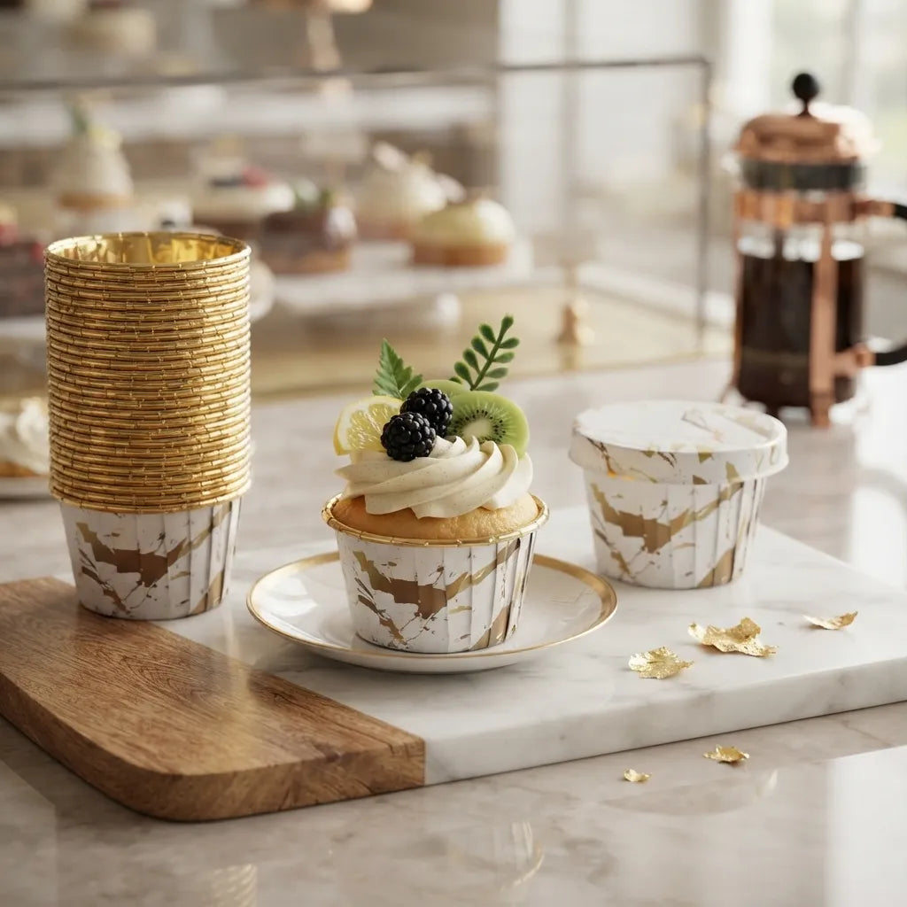 Caissette Cupcake Marbrée Amusant