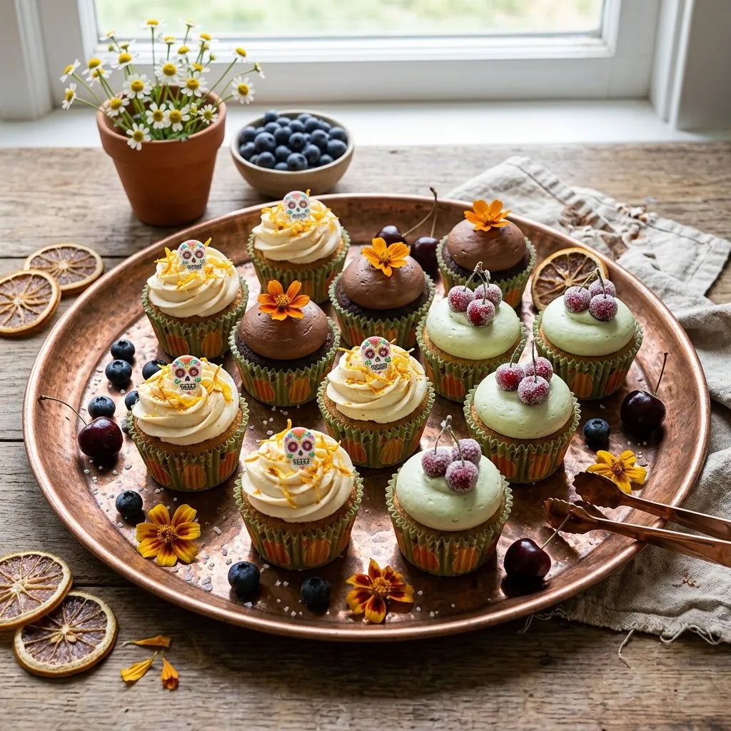 Caissette à Cupcake Motif Citrouilles Résistant