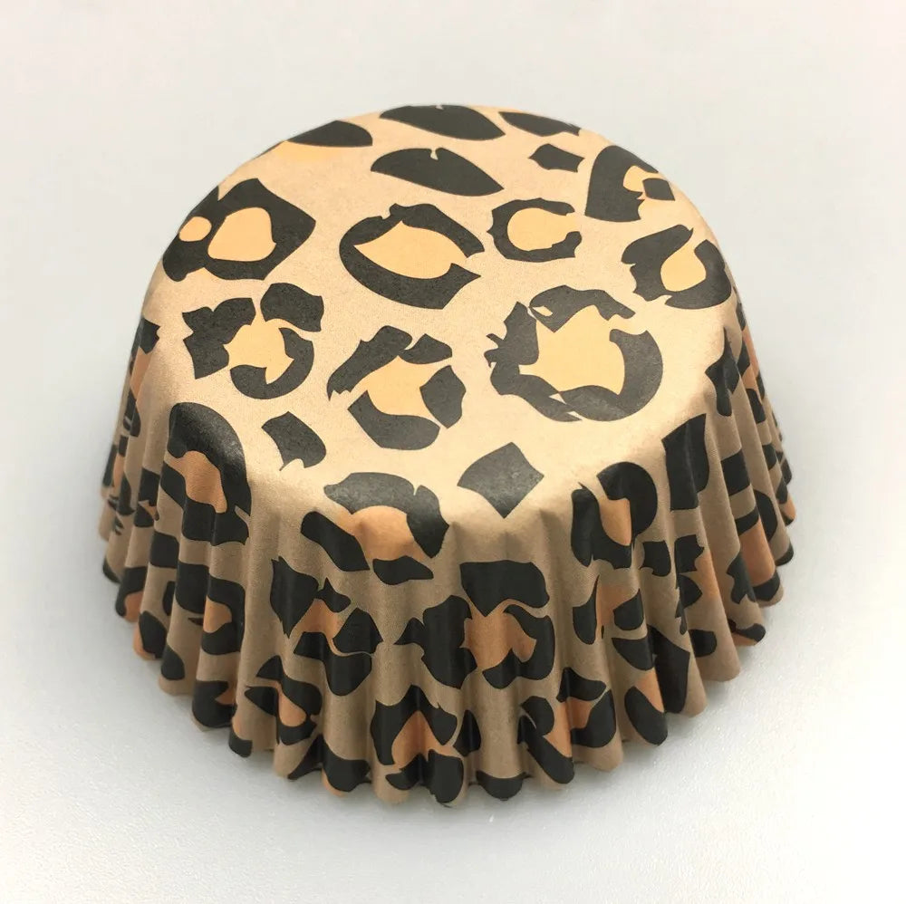 Caissette à Cupcake Motif Léopard Chic
