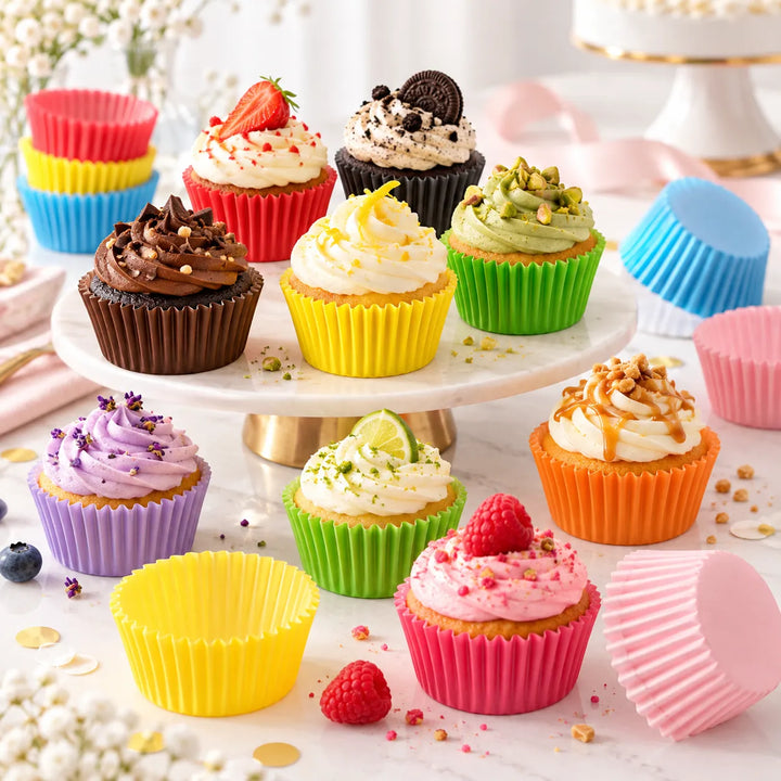 Caissette à Cupcake Multicolore festif