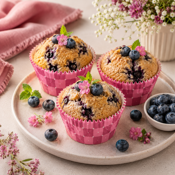 Caissette Cupcake Rose Design