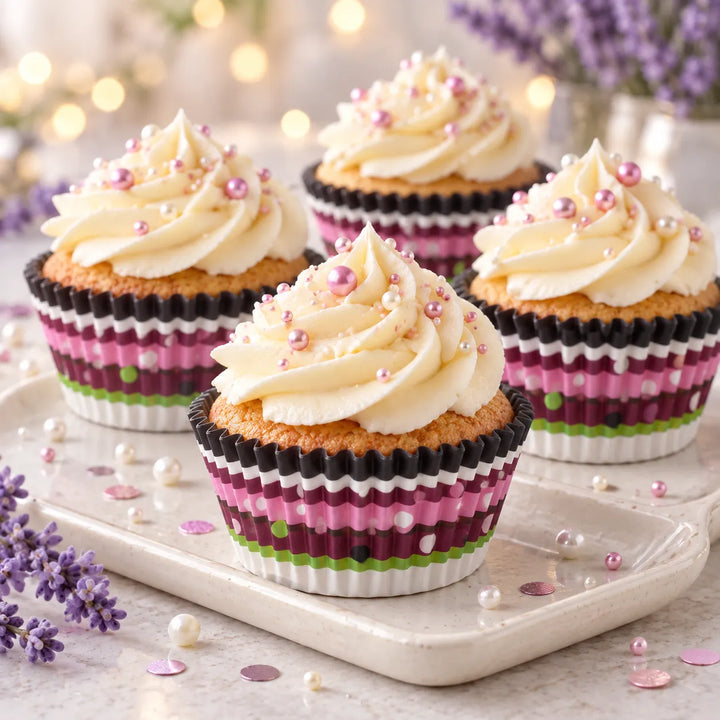 Caissette Cupcake en Papier Violet gourmand